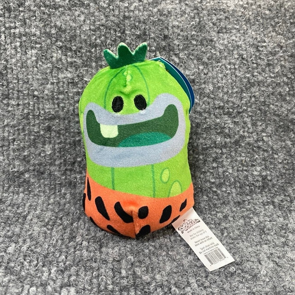 CATS VS PICKLES GREEN ORANGE NEANDER-DILL PICKLE PLUSH TOY